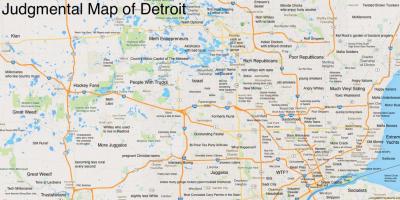 Ítélkező térkép Detroit