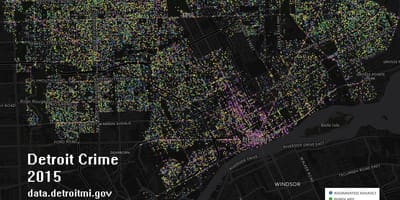 Detroit bűnügyi térkép