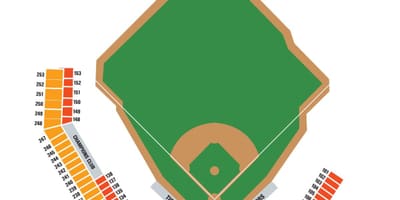 Comerica park térkép ülő