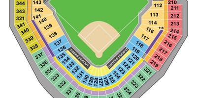 Térkép comerica park